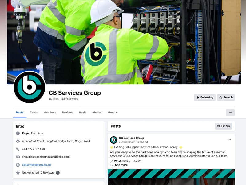 CB services Facebook