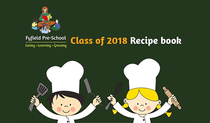 Fyfield Pre-School Recipe Book Fundraiser